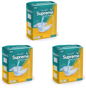 Wetex Adult Diapers Medium (10 pieces) - ( Pack of 6 )