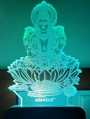 HIMOCEAN Tirupati Balaji 3D Illusion LED Lamp with Color Change