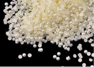 Kwizy Pearl Beads for Craft Jewellery Embroidery Making Purpose Round Shape  (100 Pieces, Size 8MM) - Pearl Beads for Craft Jewellery Embroidery Making  Purpose Round Shape (100 Pieces, Size 8MM) . shop