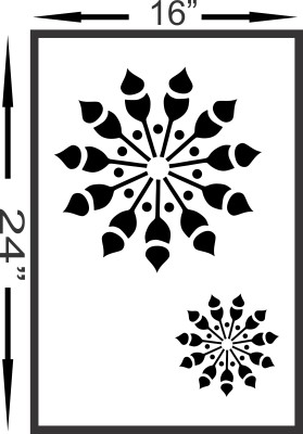 DB stencilprint jhumar Style Wall Design Stencils for Wall Painting for  Home Wall Decor Suitable for kids room,entrance, bedroom,office,drawing  room size(16*24 inch) Stencil Price in India - Buy DB stencilprint jhumar  Style