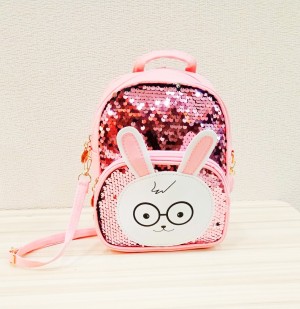  Priceless Deals Cute Rabbit Bunny Sequin Mini Backpack