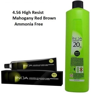 INOA Hair Color No  Ash Mahogany Brown 60g + 20Vol 6% Developer 1000ML  , Ash Mahogany Brown - Price in India, Buy INOA Hair Color No  Ash  Mahogany Brown 60g + 20Vol 6% Developer 1000ML , Ash Mahogany Brown Online  In India ...