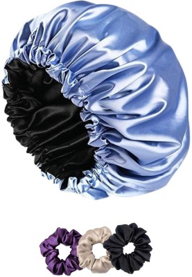 Buy Extra Large Satin Bonnet for Curly Hair Silk Bonnet for Sleeping Cap  Natural Frizzy Hair Long LongABlackRose Flower Online at Low Prices  in India  Amazonin