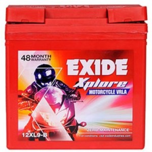 exide 12v 9ah bike battery price