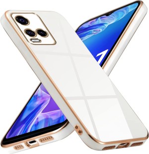 Vivo Y21 Back Cover Gold plated Cover - Supreme LV Mix