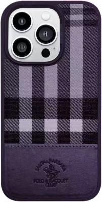 APPLE iPhone 14 Pro, iPhone Classic Plaid Genuine Santa Barbara Leather Case