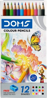 Doms colour pencil with metal box 24 shades + 4 shades free inside the box  Gsm listing (24 shades)