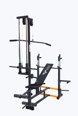 Hashtag Fitness 20 In 1 Home Gym Equipment 60 Kg PVC WEIGHTS With Preacher  Flat Bench Home Gym Set - Hashtag Fitness : Online gym equipments for home