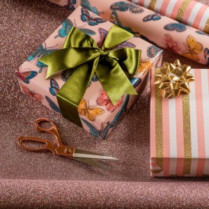 Buy Rose Gold Kraft Wrapping Paper Gift Wrapping Paper Online in India   Etsy