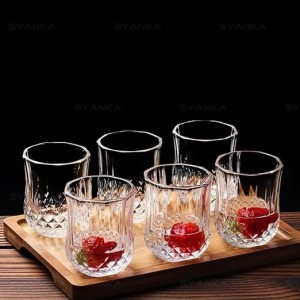 SYANKA Premium Water and Juice Glasses Set of 6 and
