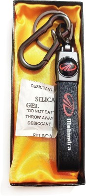 Premium Leather Car Keychain Key Holder Bag Black Zipper Case Remote Wallet  Bag - CS128Y2L9UR