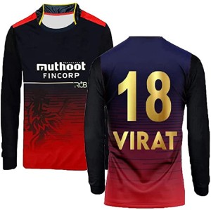 Buy CSK Jersey 2022 and RCB Jersey ipl (8-9Years) Multicolour at