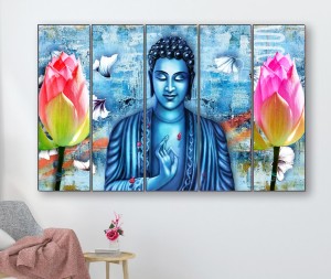 Kyara Arts Multiple Frames, Beautiful Wall Art In Modern Art Wooden Framed  Wall Painting For Living Room, Bedroom And Multicolour, Modern Art Wall  Painting
