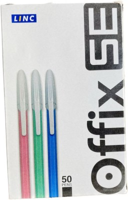 Linc Offix WBF Ball Pen Black Ink - 15 Pcs, 3 Pouch