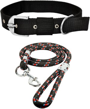 Pooper Printed Reflective Nylon Neck Belt Adjustable Dog Collar