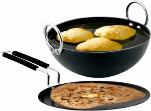 SAIFPRO 18 Inch Indian Iron Roti Tawa with 2 Handle Tawa 45.75 cm diameter  Price in India - Buy SAIFPRO 18 Inch Indian Iron Roti Tawa with 2 Handle  Tawa 45.75 cm diameter online at