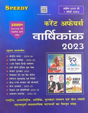 Speedy Current Affairs Yearly 2023 Hindi: Buy Speedy Current