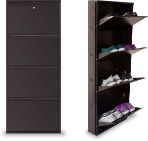 BYBLIGHT 55 in H x 25 in W White 24Pairs Shoe Storage Cabinet 8Tier Shoe  Rack BBXK00039GX  The Home Depot
