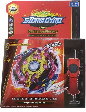 Beyblade Burst Takaratomy B-86 Legend Spriggan Spin Top w/ Light