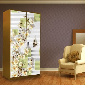 Creative Print Solution 3D Wooden Flower Design Door Sticker Wallpaper for  Door Almirah Table Ac Fridge Size 30x78 inch  Amazonin Home  Improvement