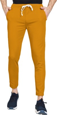 FUGAZEE Mens Stylish Yellow Solid RelaxedFit Pure Cotton Track Pants   Amazonin Clothing  Accessories