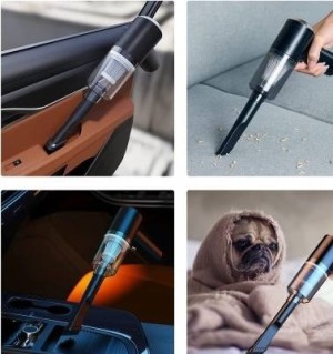 Powerful Cordless Car Vacuum Cleaner, Portable With Strong Suction