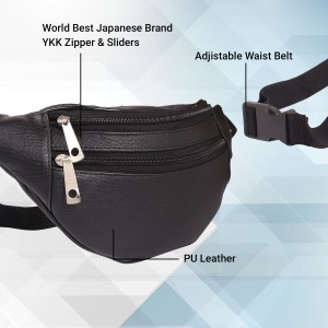 NewAura Denim Waist Bag01 Waist Bag Blue - Price in India