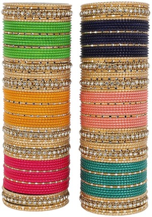 Alloy Gold-plated Bangle Set  (Pack of 2)