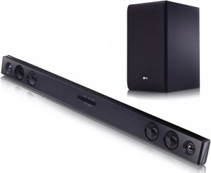 LG SJ3 300 W Wireless Dolby Bluetooth Soundbar  (Black, 2.1 Channel)