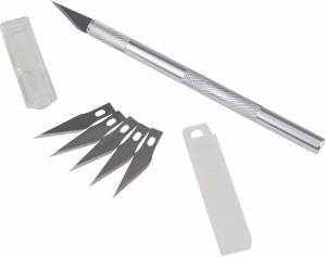 WOWSOME Detail Pen Knife with 5 Interchangeable Sharp Blades
