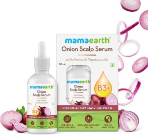 Mamaearth Onion Scalp Serum with Onion &amp; Niacinamide for Healthy Hair Growth  (50 ml)