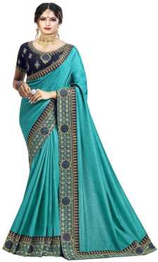 Embroidered Bollywood Vichitra Saree