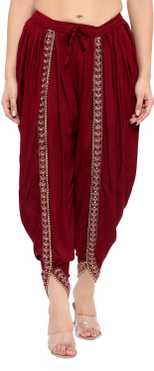Rayon Solid Women ["Maroon"] Salwar