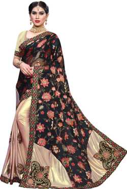 Printed Bollywood Vichitra Saree