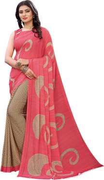 Printed Daily Wear Georgette Saree