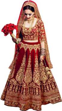 Embroidered Semi Stitched Lehenga Choli