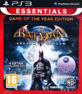 Batman Arkham Asylum Game Year Edition Reviews: Latest Review of Batman  Arkham Asylum Game Year Edition | Price in India 