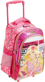 barbie school bags with trolley