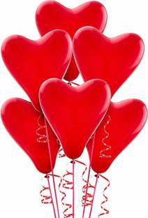 PartyballoonsHK Solid Red Heart Shaped Balloon