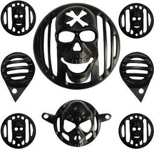 royal enfield skull headlight