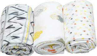 Young Birds Printed Crib Swadding Baby Blanket Multi Colour