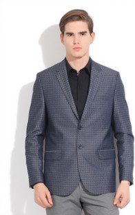 John Players Checkered Party Men Blazer 