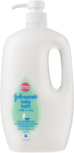 johnson's baby wash milk and rice