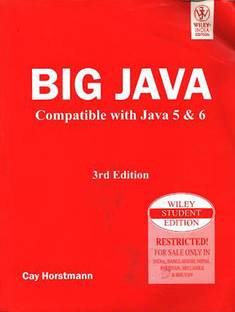 Big Java Compatible With Java 5 6 3rd Edition Buy Big Java
