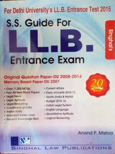 S.S Guide For L.L.B Entrance Exam