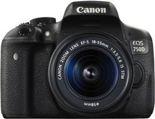 Canon EOS 750D Price in India (DSLR  with 18-55mm IS STM Lens) Canon EOS 750D Price in India (DSLR  with 18-55mm IS STM Lens)