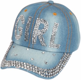 girls denim hat