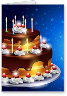 Lolprint Birthday Cake Greeting Card