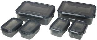 Bel Casa Lock & Store Rectangle - 125 ml, 550 ml Polypropylene Multi-purpose Storage Container