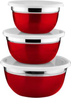 Birde 3pcs Storage set - 3100 ml Stainless Steel Food Storage